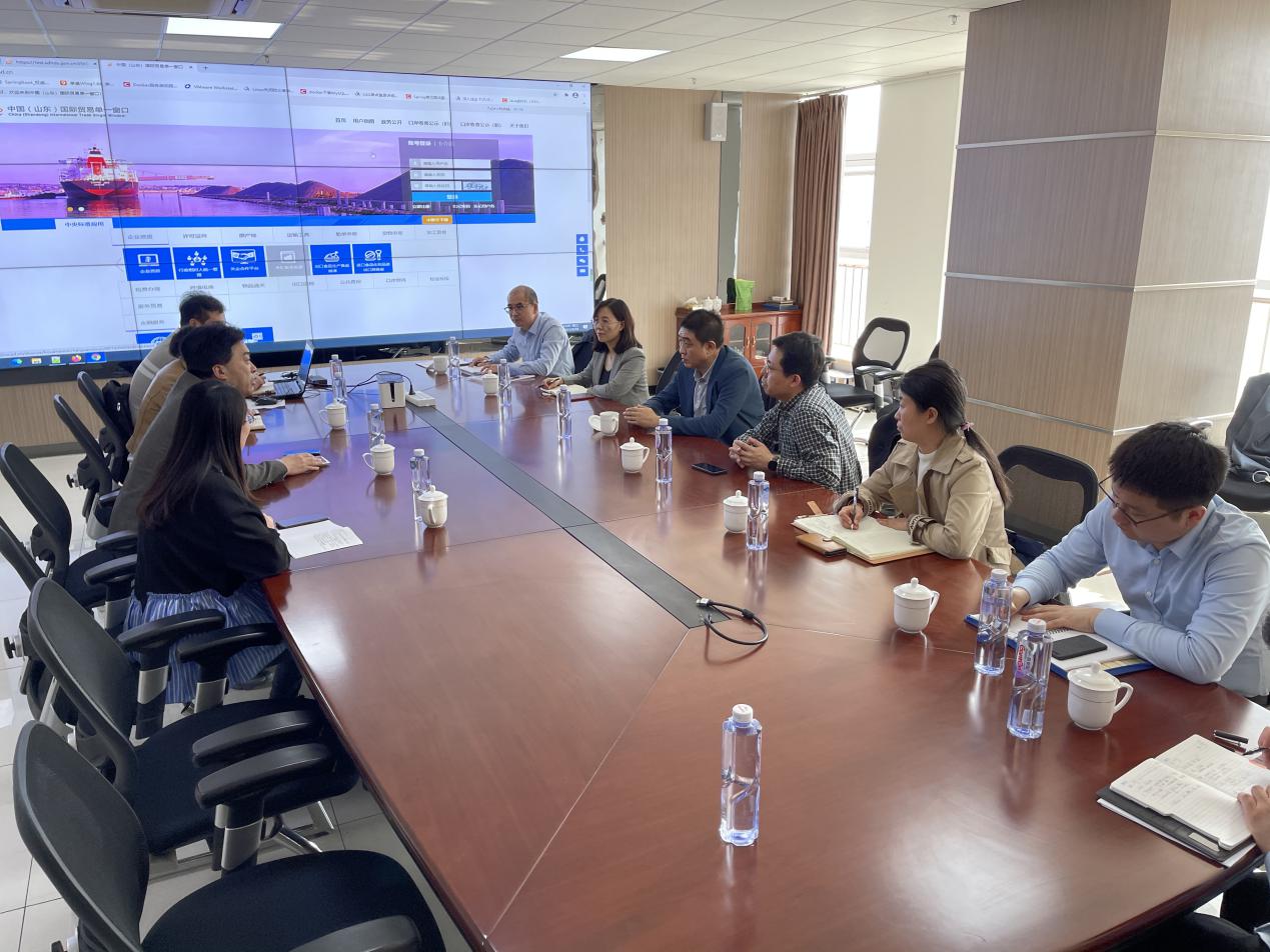 山东省商务厅 新闻资讯 商务厅赴山东电子口岸公司调研“单一窗口”和市场采购贸易联网信息平台相关情况