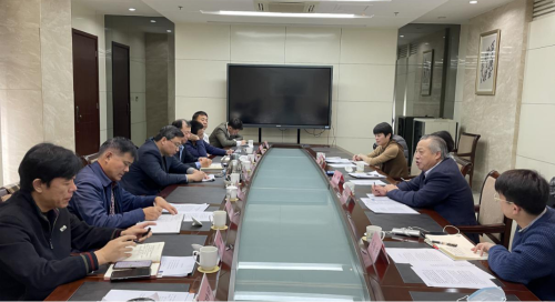 中国国际进口博览局刘福学一行来我厅调研