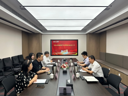 业联办调研绿谷翰章产业园