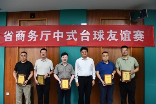 省商务厅中式台球友谊赛圆满落幕