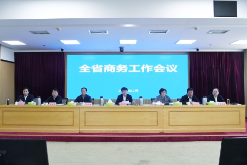 山东省商务工作电视电话会议在济南召开 